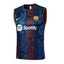 Conjunto Barcelona Treino Regata 24/25 - Vermelho e Azul