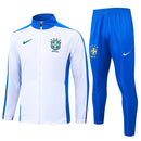 Conjunto Agasalho Treino Brasil 24/25 - Branco