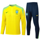 Conjunto Agasalho Treino Brasil 24/25 - Amarelo