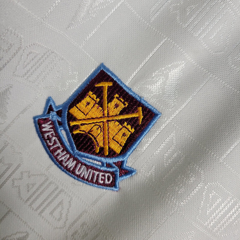 Camisa West Ham 1997 - Iron Maiden - Branca