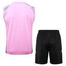 Conjunto Real Madrid Treino Regata 24/25 - Rosa Dragão