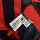 Camisa Milan I 2006/2007 Manga Longa - Retrô - Preto e Vermelho