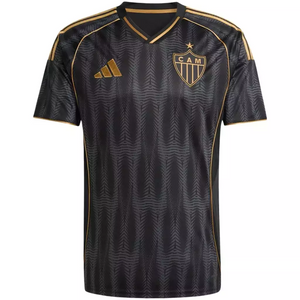 Camisa Atlético MG Third 2025/2026 Adidas Preta Torcedor Masculina