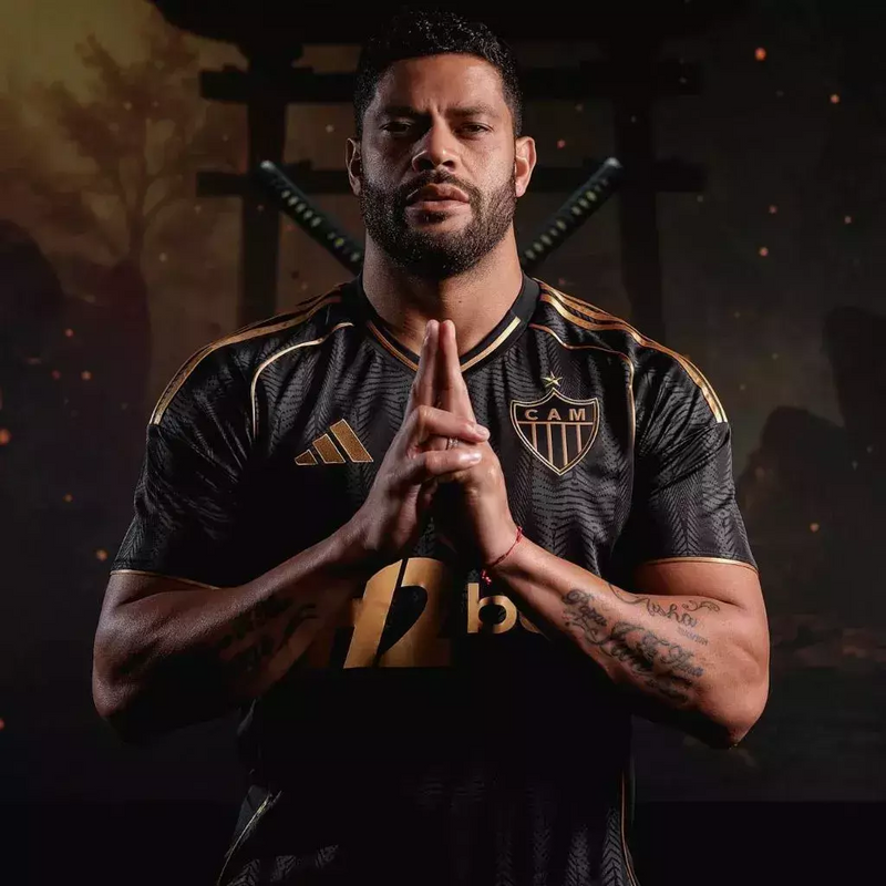 Camisa Atlético MG Third 2025/2026 Adidas Preta Torcedor Masculina