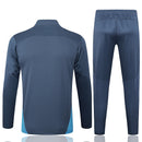 Conjunto Agasalho Treino Manchester City 24/25 - Cinza