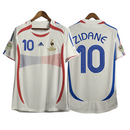 Camisa França II 2006 Adidas - Branca - Retrô - ZIDANE 10