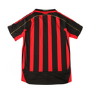 Camisa Milan I 2006/2007 Adidas Torcedor - Vermelha e Preto - Retrô
