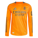 Camisa Real Madrid II Manga Longa 24/25 Torcedor Adidas - Laranja