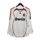 Camisa Milan II 2006/2007 Manga Longa - Retrô - Branca