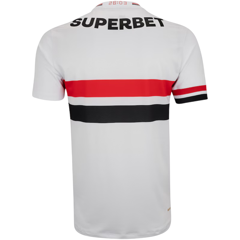 Camisa São Paulo I 25/26 - Branca e Vermelha