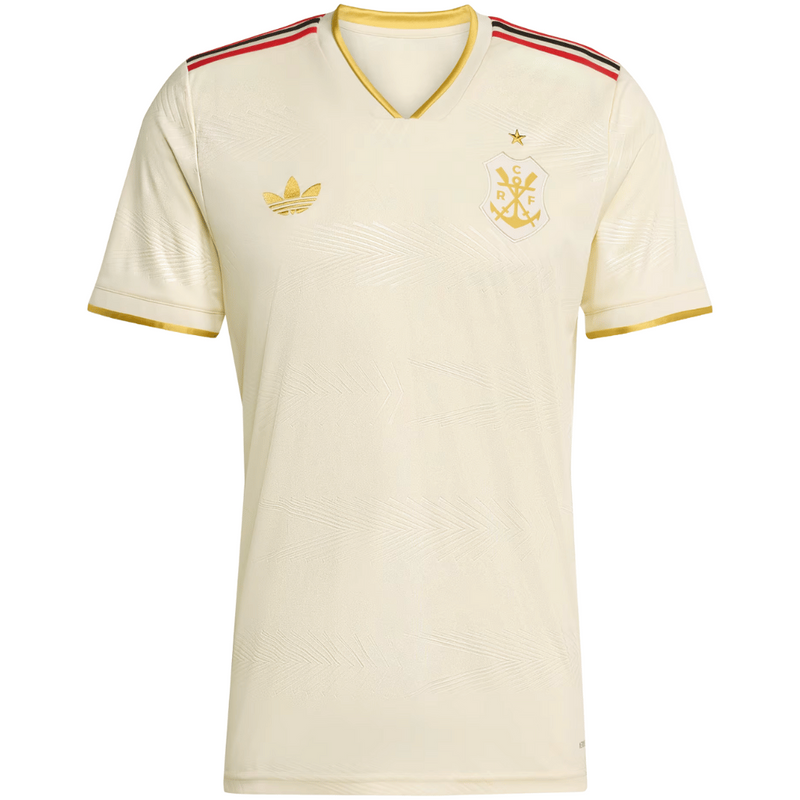 Camisa Flamengo Third 2025/2026 Adidas Off-white Torcedor Masculina