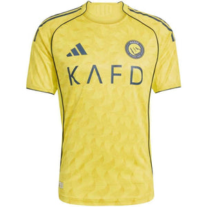 Camisa Al-Nassr Home 2025/2026 Adidas Amarela Torcedor Masculina